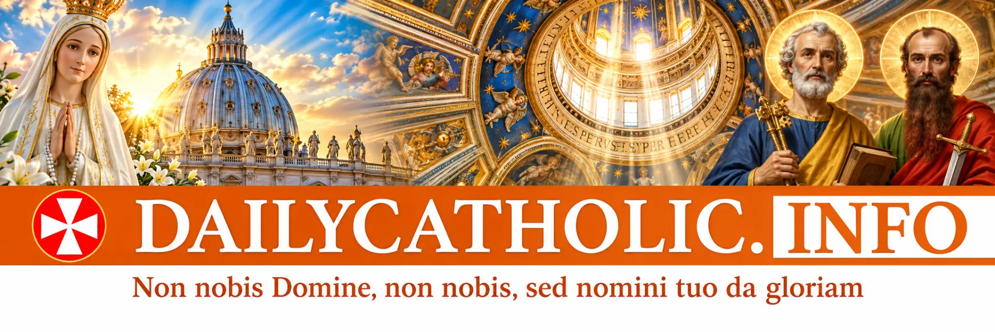 DailyCatholic.info — Non nobis Domine, non nobis, sed nomini tuo da gloriam